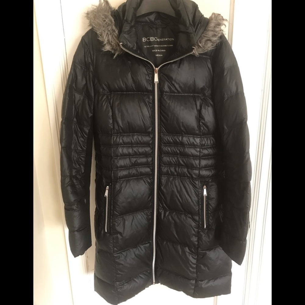 Bcbgeneration Packable Down Jacket With Hood - image 1